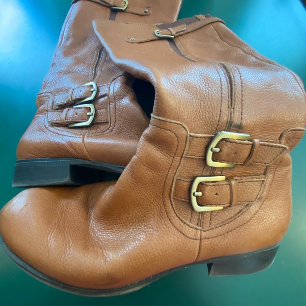Naturalizer tan brown tall boots